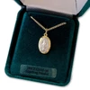 16IN Two-Tone Miraculous Necklace with 16" chain