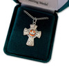 Holy Spirit 4Way Cross Pendant on 18" chain