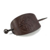 Celtic Leather Barrette