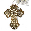 Decorated Cross Ornament with same design on both sides
