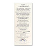 Back of the A Gift from Heaven Memorial Bookmark