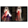 Text and imagery on the 4X7 LED Divine Mercy Candle
