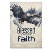 Blessed is a Man of Faith Plaque with Easel Back
