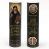 Front and Back of the 2X8 LED St. Benedict Candle