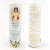 Front and Back of the 2X8 Divine Child Jesus Candle