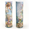 Front and Back of the 2X8 LED Mother of Hope Candle