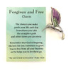 Hummingbird Forgiven Charm and message card