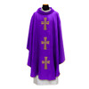 652PSC Chasuble with Triple Cross Design