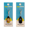Tiny St. Genesius Keychain front and back view