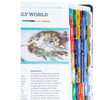 A view of how the color coded system of the Great Adventure Catholic Bible Indexing Tabs make it easy to navigate the bible