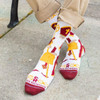 Saint Nicholas socks on feet