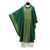 2124  Gothic Chasuble with Alpha & Omega Design