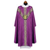 2313 Gothic Chasuble in Damask Purple