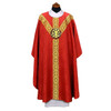 2313 Gothic Chasuble in Damask Red