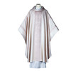 7886 Chasuble Crucis in Wool Blend White