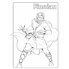 Coloring activity in the Finnian and the Seven Mountains Activities Book
