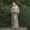 44.5IN St. Francis Statue with Feeder