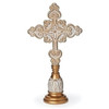 12IN Ornate Standing Cross