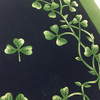 Detail of the shamrock sprig design