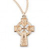 16kt Gold Celtic Cross Necklace