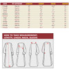 Giovanni Cassock Size Chart