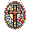 Detail of the Glass Cross Suncatcher