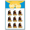 Face of Christ Stickers; total of 54 stickers per package