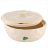 Peek inside the Belleek Field of Shamrocks Trinket Box