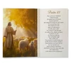 Center spread in the Psalm 23 In Loving Memory Sympathy Card