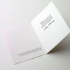 Inside greeting and scripture verse for the Hallelujah Christmas Cards