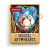 Packaging for the Musical Holy Family Heart Art Ornament