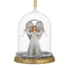 Cloche Peace & Love Guardian Angel Ornament