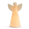 Back side of the Ceramic LED Angel Figure with the light on
