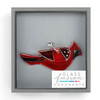 Packaging for the Glass Infusion Cardinal Ornament