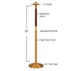 K631 Processional Candlestick