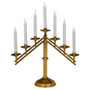 K485 Brass Altar Candelabra -7
