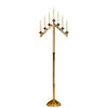 K486 Brass Floor Candelabra 5