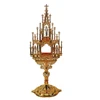 K711 Monstrance with Silver Plate Accents