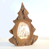 Bark Nativity Scene in Christmas Tree