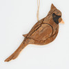 Bark Cardinal Ornament