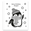 Penguin page in First Magical Painting Christmas