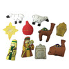 Detail of more of the Joy to the World Plush Advent Calendar figures