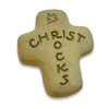 Christ Rocks Cross Spirit Stone