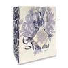 The coordinated gift tag that is included with the Medium Wedding Gift Bag