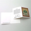 Back and inside Bible verse of the Blank St. Patrick Icon Card