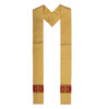 823PS Overlay Stole with Flared Cross Design