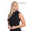 B8637BLK Women's Sleeveless Clergy Top