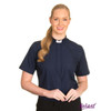 S8431 Reliant Women's SS Clergy Shirt Navy