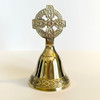 Small Brass Celtic Cross Bell