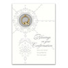 Dove Charm Confirmation Card and Money Holder